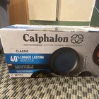 Calphalon Classic 10-PIECE Aluminum Nonstick Cookware Set Black Dishwasher Safe New. Price: $164.48.