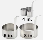 Carnival King Funnel Cake Fryer Stainless Steel Mold Rings Kit Set 4'' 6'' 8'' New. Price: $153.97.