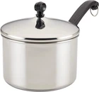Farberware Classic Stainless Steel Pan/saucepan With Lid, 3 Quart, Silver New. Price: $23.95.