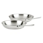 All Clad D3 Stainless Steel Fry Pan 8'' & 10'' Combo 3-PLY Bonding New Open Box. Price: $139.99.