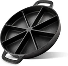 Modern Innovations Classic Cast Iron Wedge Pan, Non-stick Cornbread Skillet With New. Price: $32.19.