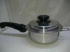 Saladmaster Saucepan 2QT Versa XP7-316L Surgical Stainless Butter Pot & Lid Used. Price: $397.99.