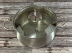 Schulte-ufer Stainless Steel 18/10 -5QT Stock Pot W/lid Induction Ready Used. Price: $119.99.