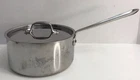 All-clad Metalcrafters D3 Stainless Quart Saucepan Pot W/lid Used. Price: $89.99.