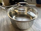 Viking 3 Ply Stainless Steel Sauce Pan Pot With Glass Lid 2.25 Qt New. Price: $54.99.