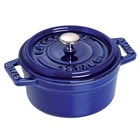 Staub Cast Iron 0.25-QT Mini Round Cocotte New. Price: $99.95.