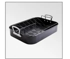Gibson Home Broxton Non-stick Steel Roasting Pan Set With Roaster Rack New. Price: $29.74.