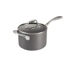 Tramontina 4 Quart Hard Anodized Aluminum Covered Saucepan Nonstick Cookware New. Price: $65.79.