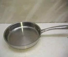 Kenmore 10" Skillet Induction Ready Copper Core Stainless 2.5 Qt Fry Pan No Lid Used. Price: $59.99.