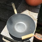 Typhoon 12IN Black Non-stick Wok Pan W/ Wooden Handle, Gas & Electric Used. Price: $24.00.