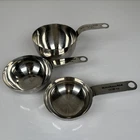Professional Measuring Cups Stainless Steel Set 3 Metal Used. Price: $39.99.