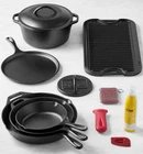 Lodge Classic Seasoned Cast Iron 8-PIECE Cookware Set With Care Kit New. Price: $280.25.