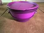 Tupperware Purple Piece Smart Steamer 6504-6509-6988-7512 Microwave Cooker Used. Price: $25.00.