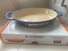 Creuset 1 Quart Signature Oval Baker Marseille New/box. Price: $145.00.