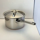 Kirkland Signature Copper Core Pro Nsf 3QT Sauce Pan Stainless Steel + Lid New. Price: $49.99.