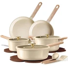 Carote 14PCS Pots And Pans Set Stick Ceramic Cookware Non-toxic Kitchen New. Price: $123.69.