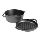 Chef Collection 6QT Double Dutch Oven - New. Price: $131.17.