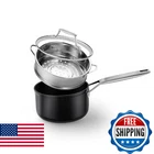 Msmk 2 Quart Saucepan With Lid, Small Steamer Non Stick, Induction New. Price: $83.00.