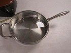 Cuisinart High Impact Bonded Base Stainless Steel Skillet W/ Lid V-8933-24H Used. Price: $39.00.