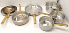 Greenpan Reserve Stainless Steel 12-PIECE Cookware Set Gold Handles Used. Price: $129.99.