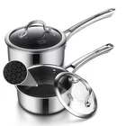 Sauce With LID,1.5 Quart & 2.5 Hybrid Nonstick Pans Set, Stai... New. Price: $122.02.