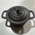 Smith & Clark Cast Iron Mini Dutch Oven 10 Oz New. Price: $25.00.