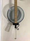 Vintage Pyrex Flameware Glass 6 Frying Pan W/lid & Removable Handle Used. Price: $12.99.