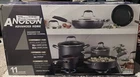 Anolon 84631 Advanced Home 11-PIECE Cookware Set Moonstone New. Price: $175.00.