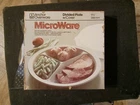 Vintage Anchor Hocking Microware Divided Plate W/cover PM486/T1 New Box. Price: $34.99.
