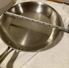 Emeril Pro-clad 10" Chef's Skillet Fry Pan Stainless Steel Free Ship Used. Price: $29.99.