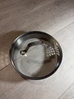 Calphalon Glass Stainless Steel Replacement Strainer Lid Inner 6 3/8 Outer 7" Used. Price: $9.99.