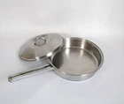 Vintage Tramontina Stainless Steel Inox 18/10 Saute Pan 28CM W/ Lid, Brazil Used. Price: $25.00.