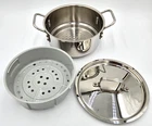 Cuisinart MCP1163 20 Steamer Strainer Set W Lid NS-TS10 Insert Basket Qt Ss Used. Price: $38.21.