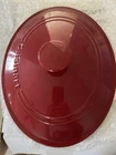 Cuisinart Cardinal Red Oval Dutch Oven - 12"X9.5" Nib **lid Only** New. Price: $19.99.
