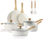 Tramontina 12 Piece Ceramic Nonstick Cookware Set Pots Pans W/ Utensils Kitchen New. Price: $208.99.