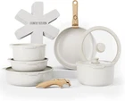 Country Kitchen Cookware Set With Removable Handle, Oven & Rv Safe Pots Pans New. Price: $97.96.