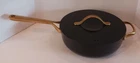 Members Mark Black 4 Qt Pan W/lid & Handle Ceramic Nonstick Used. Price: $35.00.