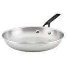 Kitchenaid 5 Ply Clad 10 Inch Stainless Steel Frying Pan, Polished New. Price: $89.95.