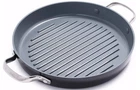 Greenpan Valencia Pro Hard Anodized Healthy Ceramic Nonstick 11" Grill Pan, New. Price: $80.00.