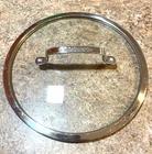 Cuisinart Glass Saucepan Replacement Lid 9 1/4" Od Stainless Steel Handle Used. Price: $12.50.