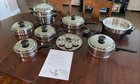 Lifetime Cookware Set T304CC 12 Element Solar Cap Stainless Steel Used. Price: $1095.00.