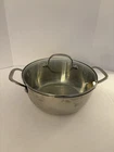 Cuisinart 5.5 Quart Multi-purpose Pot Pan Glass Lid Stainless 755-26GD Euc Used. Price: $21.74.