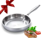 Delarlo Tri-ply Stainless Steel Frying Pan, All Cooktops 12, Silver New. Price: $34.52.