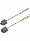 Hawok Cast Iron Square Pie With Stainless Steel Wooden Handle Set Of 2 New. Price: $20.99.