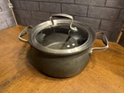 Belgique Tools Of The Trade 4 Qt Hard Anodized Stock Cooking Pot W/ Lid #30909 Used. Price: $27.00.