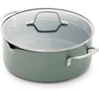 Calphalon Ceramic Nonstick 5-QT. Dutch Oven With Lid, Silver Ash New. Price: $34.99.