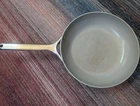 Caraway 10.5IN Fry Pan Non-stick Ceramic W/lid-cream-used. Price: $50.00.
