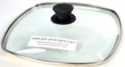 Cuisinel 10.5" Tempered Glass Square Dome Lid For Lodge Cast Iron Pan New. Price: $32.99.