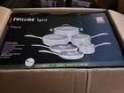 Zwilling Spirit Ceramic Nonstick Cookware Set, 10-PC, Stainless Steel New. Price: $399.99.