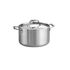 Tramontina Sauce Pot 6 Qt .gourmet Tri-ply Clad Lid Stainless Steel Oven Safe New. Price: $104.01.